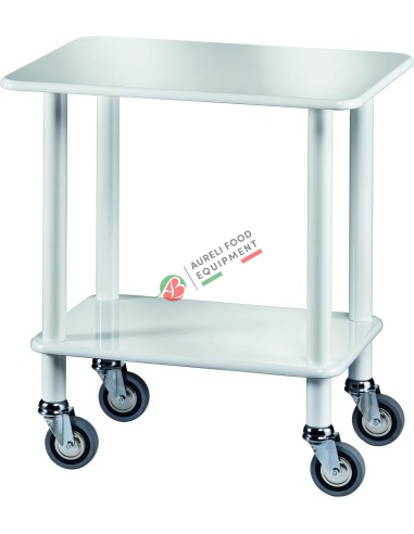 WOODEN SERVICE TROLLEY CL903B   70Lx50Px78H
