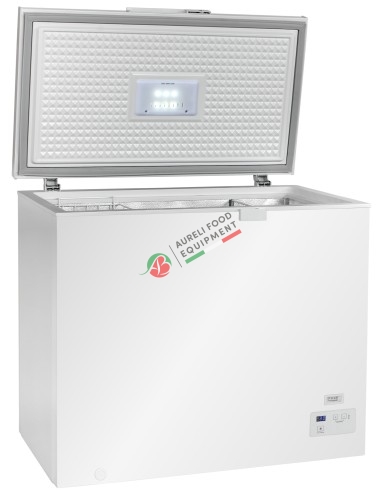 Frigorifero congelatore a pozzetto temp. +8/-24°C con termostato digitale -  capacità 190 L dim. 950x564x845H mm