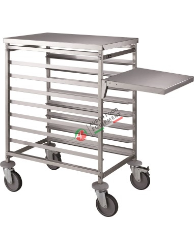 Trolley for fresh pasta containers