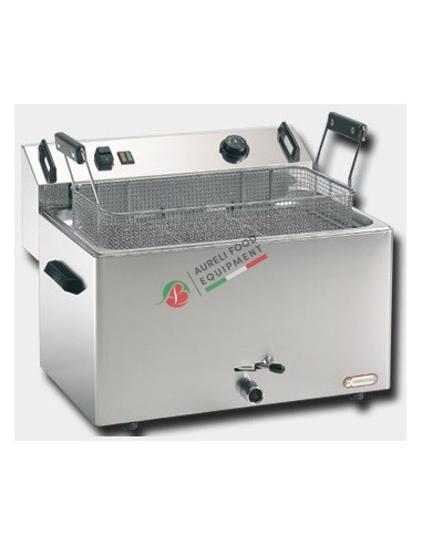 Electric fryers with cock for backery - mod. FE 16T 400 V~ 3N