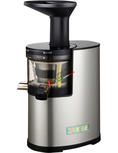 Low speed Juice Extractor mod. PU008 with inlet funnel Ø 40 mm