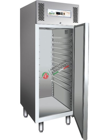Armadio Euronorm refrigerato BT pasticceria - ventilato temp. -18/-22°C  capacità 737L dim.740Lx990Px2010H mm