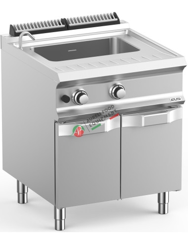 Pasta Cooker with one tank 40L dim. 70x73x85 H cm - KW 13,3