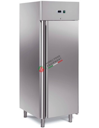 Ventilated refrigerated Cabinet GN 2/1 temp. -2/+8 °C - gas R290 capacity 650L dim.740x830x2010H mm