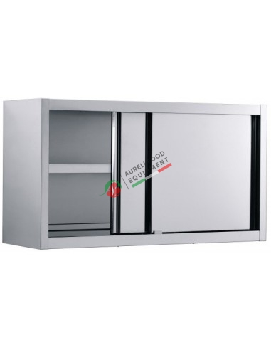 Wall cabinet with sliding doors dim. 170x40x65H cm