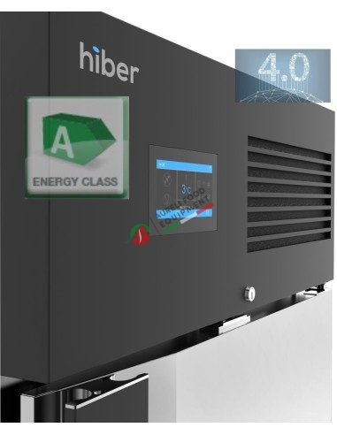 HIBER Armadio frigorifero -2/+8° C classe energetica A dim. 700Lx850Px2080H mm PREMIERE 2.0 GN2/1 - 700 L Gas R290