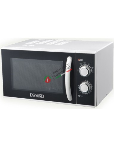 Microwave oven with mechanical controls and rotating plate mod. M25LZS