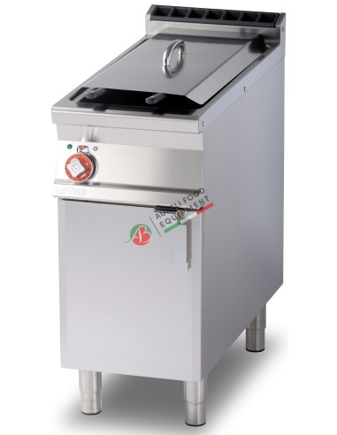 Lotus Gas fryer 18 lts with 1 basket cm. 21x45x15h - lid for tank production (drip tray excluded) – dim. 40x90x90H cm