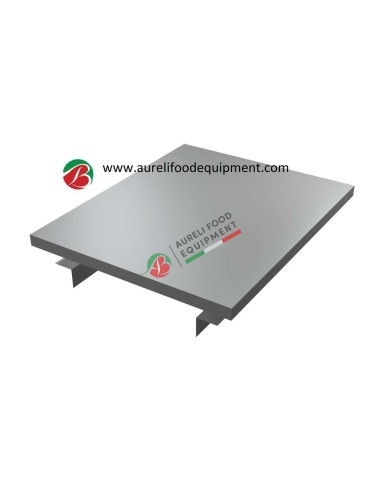 Stainless steel scale holder plate for model RI 600x440 mm