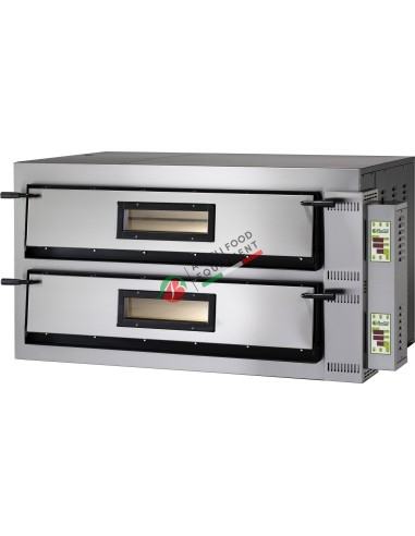 Professional electric oven for pizza mod. FMD6+6 dim. 1150x1210x750 mm