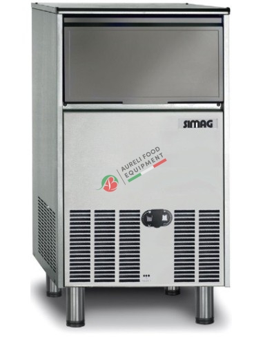 Simag Full cubes self-contained Ice Machine mod. SCE 50 OX with XSafe