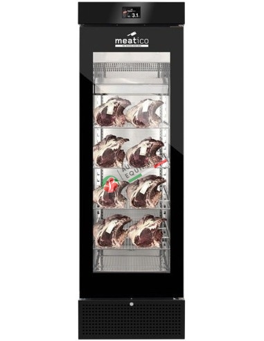 Meat DRY AGING CABINET mod. GREEN MEAT 400 BLACK dim. 600Lx600Px1935H mm