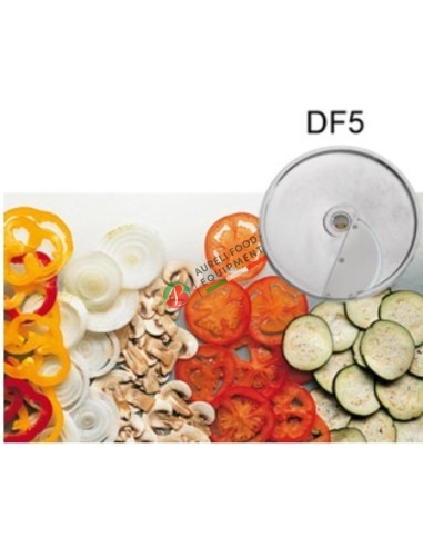 Slicing disc DF5 suggested to slice tomatoes