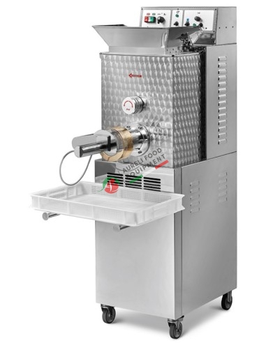 La Pastaia TR 110/S Pasta machine with sleeve with cooling unit, electronic cutter and fan - output of up to 48 kg/h