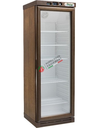Refrigerated wine cellar with static refrigeration temp. +2/+8°C dim. 640x610x1860H mm