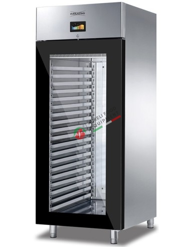 Retarder/Prover cabinet with glass door -10/+40° C for 20 pans dim. 60x40 cm - dim. 790x743x2050H mm mod. BAKING CAB G FL 70