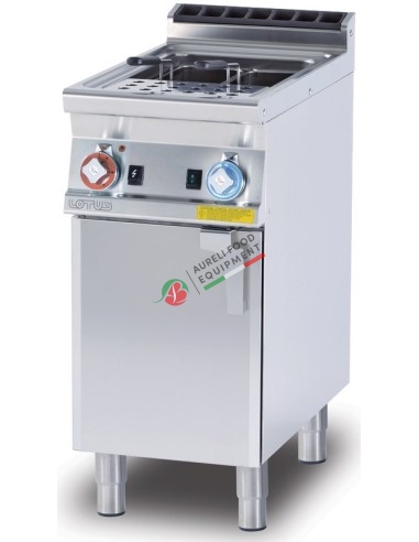 Lotus Gas pasta cooker 25 Lts dim. 40x70,5x90H cm - 1 tank dim. 30,5X33,5X32,7H cm baskets not included