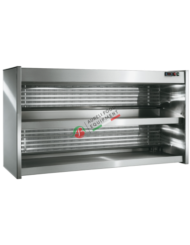 Static refrigerated hanging suitable for exposing pork products and cheeses dim. 1995Wx580DPx815H mm