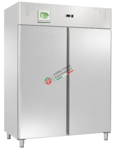 Armadio frigorifero ventilato GN 2/1 classe energetica B 2 porte capacità 1330L dim. 1480Lx828Px2050H mm