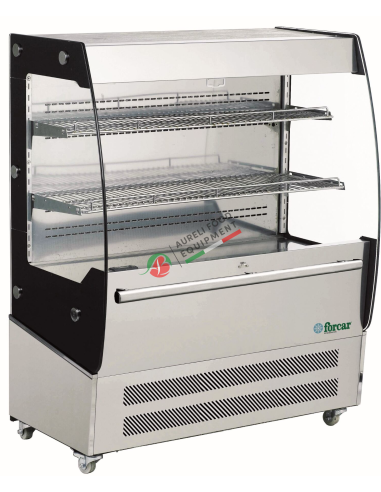 Refrigerated wall display case with ventilated refrigeration dim. 1000Wx638Dx1250H mm
