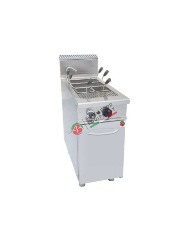 One tank gas pasta cooker. 40 L - dim. 40x90x85H cm