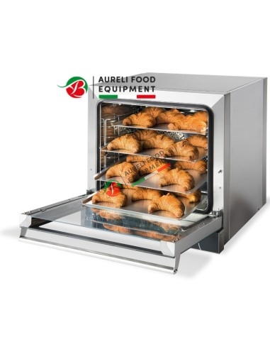 Electric mechanical convection oven - suitable for 4 grids/pans dim. 435x350 or 433x322 mm
