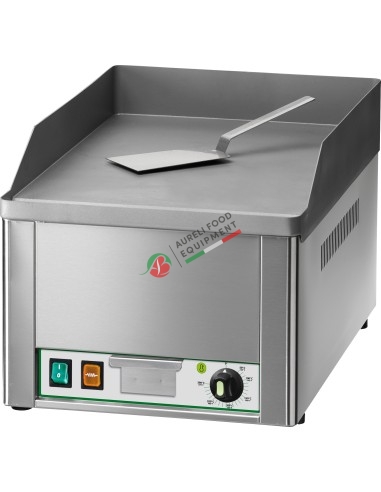 Electric fry-top - smooth cooking top dimensions 32,5x48 cm - 230V single phase