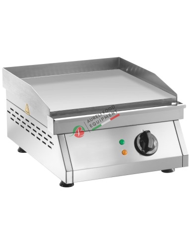 Electric fry-top with cooking top dimensions 39,5Lx40Px8H cm