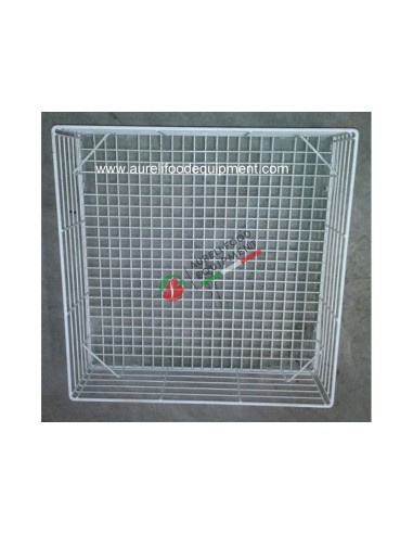 Glass square rack 40x40 cm