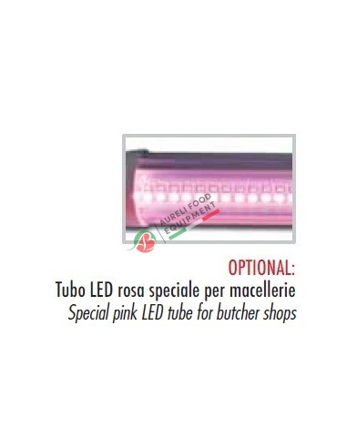 Pink LED light for Meat 302 552DA