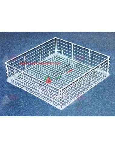 Mix basket mesh type close-meshed 46.5X46.5 cm for dishwashing machine