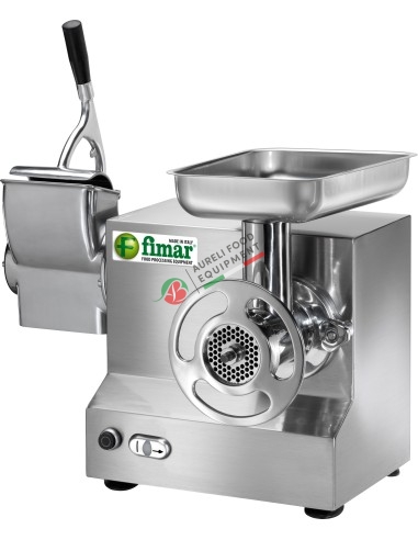 Combined Meat Mincer and Grater mod. 22 AT with aluminium mincing 230V/1N/50Hz