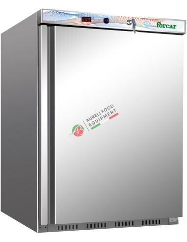Static refrigerated cabinet temperature -18/-22°C capacity 120 L mod. EF200SS