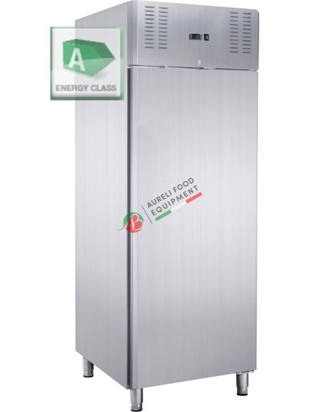 Armadio refrigerato ventilato GN 2/1 classe A temp. 0/+8°C 1 porta - capacità 650 L