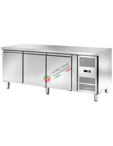 Ventilated refrigerated PASTRY counter temp. -2/+8°C - 3 doors  dim. 202x80x85H cm