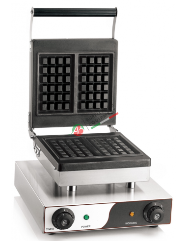 Waffle machine dim. 340x370x260H mm