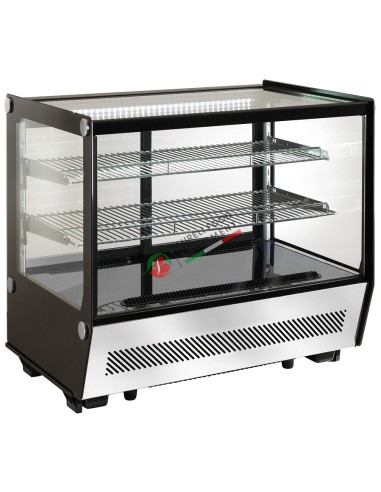 Countertop refrigerated display - capacity 120 L dim. 702x568x686H mm