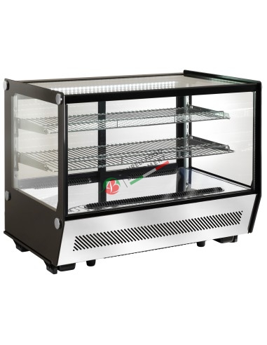 Countertop refrigerated display - capacity 160 L dim. 880x568x686H mm
