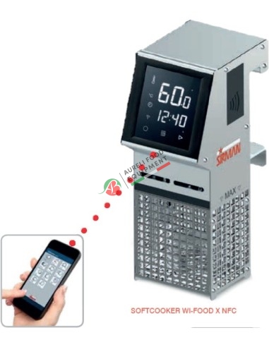 Sirman Softcooker Wi-food X NFC cottura a bassa temperatura Roner CE 230 MN