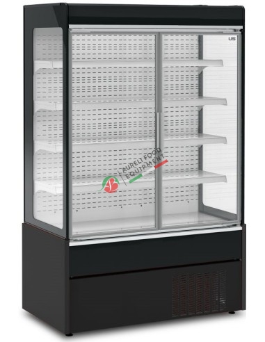 Open Wall Display Cabinet SYSON 130 +3/+6 °C 515L dim. 1330x700x1990H mm