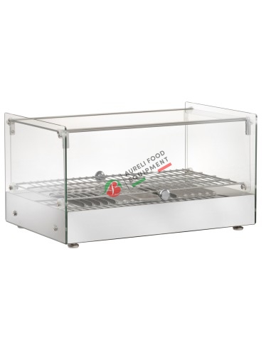 Countertop heating display with internal water tray dim. 55,4Wx36,1Dx31,1H cm 230/1N/50