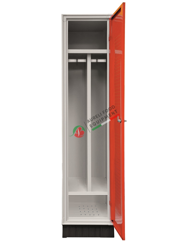 Locker with 1 compartment and inner partition dim. 40Wx50Dx175H cm