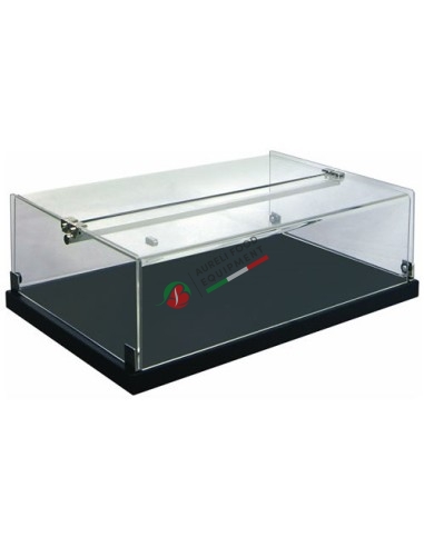 Neutral glass show case with 1 shelf dim. 60Wx36Px20H cm