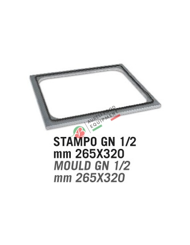 STAMPO GN 1/2 mm 265x320 per PACKMATIC 400