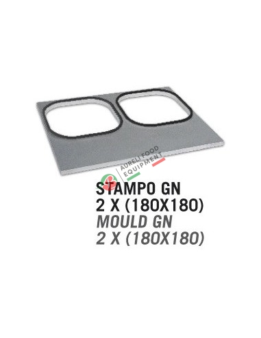 STAMPO GN 2x mm (180x180) per PACKMATIC 400