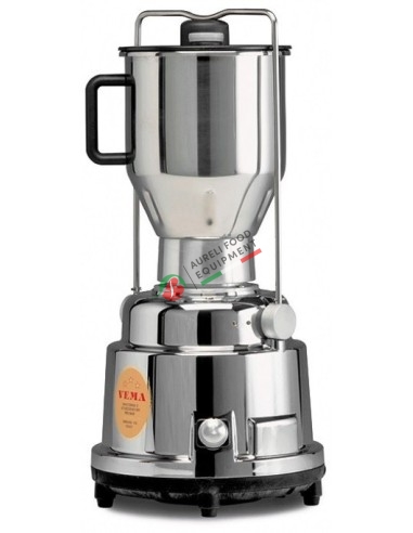 TURBO Big Blender VEMA with 5 litres stainless steel jug, with pulse