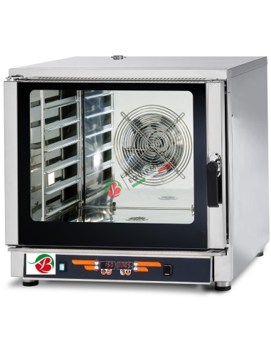 Steam and convection electric digital oven 6T 400V 3phase