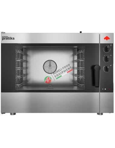 Gas convection oven, 5 grids GN 1/1, 1 autoreverse fan, bakery/gastronomy. Power: 9,5 kw