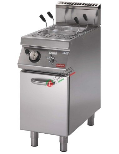 Gas pasta cooker, 1 well GN 2/3, capacity 26 L, dim. 40Wx73Dx87H cm -9,5 kW