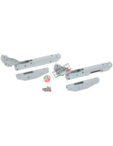 Kit hinge RH-LH with roll holder for Piron oven